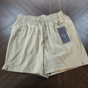 VRST Men's "Everyday" 5" Relaxed Fit Shorts - Earl Grey, Size Small New